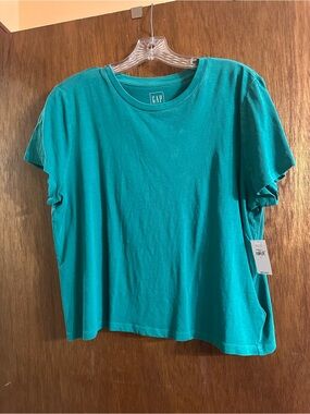 GAP Teal Short Sleeve Crewneck Tee
